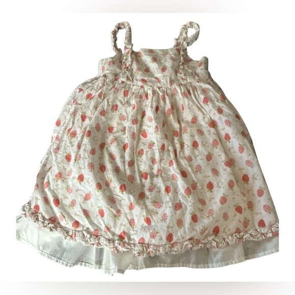 Joie Other - Joie Pink and White Strawberry Dress